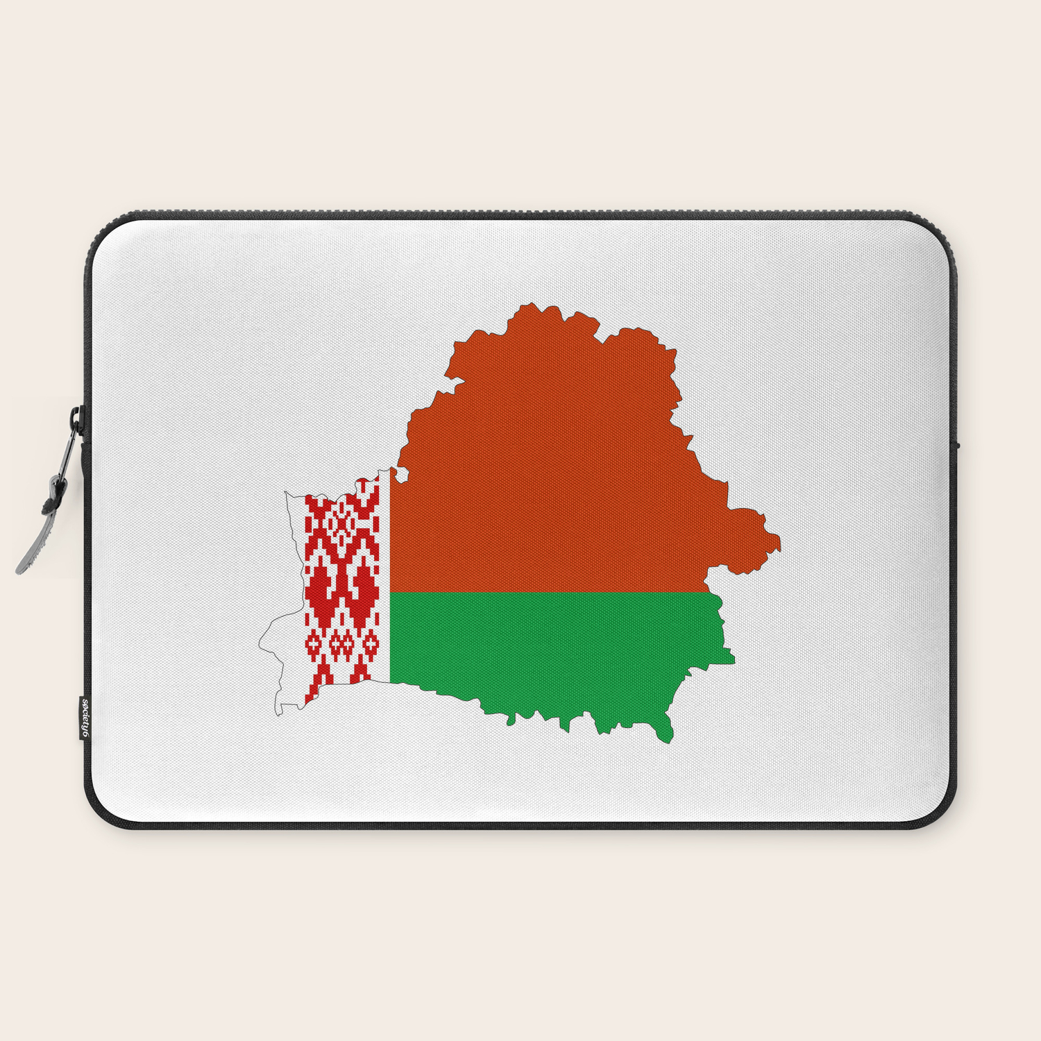 Belarus Flag Map Laptop Sleeve By Tony4urban Society6