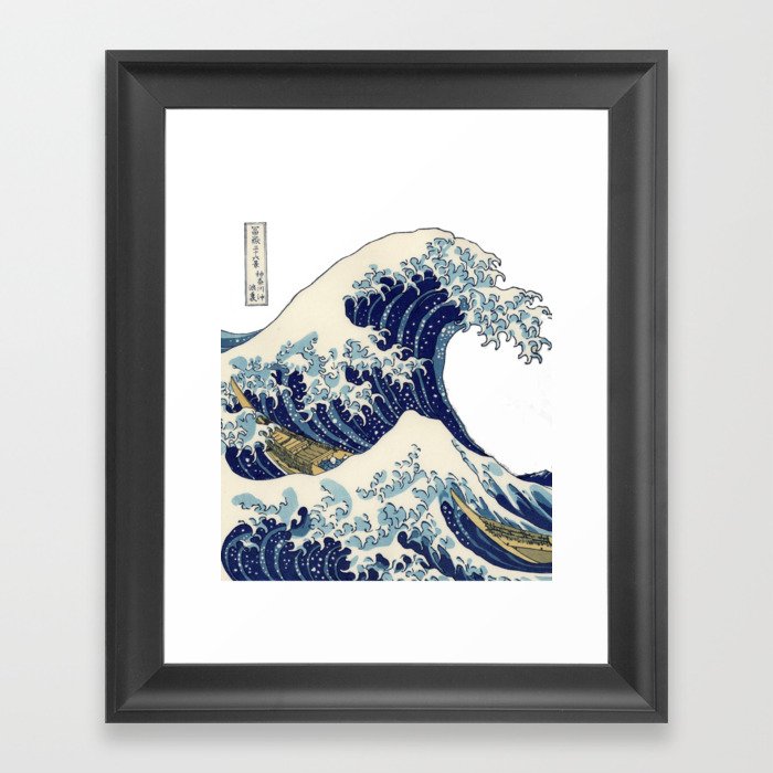 The Great Wave off Kanagawa Framed Art Print