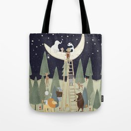 the moon forest Tote Bag