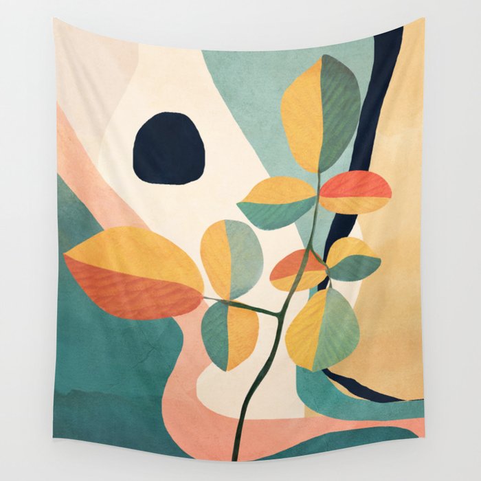 Colorful Branching Out 26 Wall Tapestry