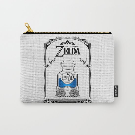 Zelda legend - Blue potion Carry-All Pouch