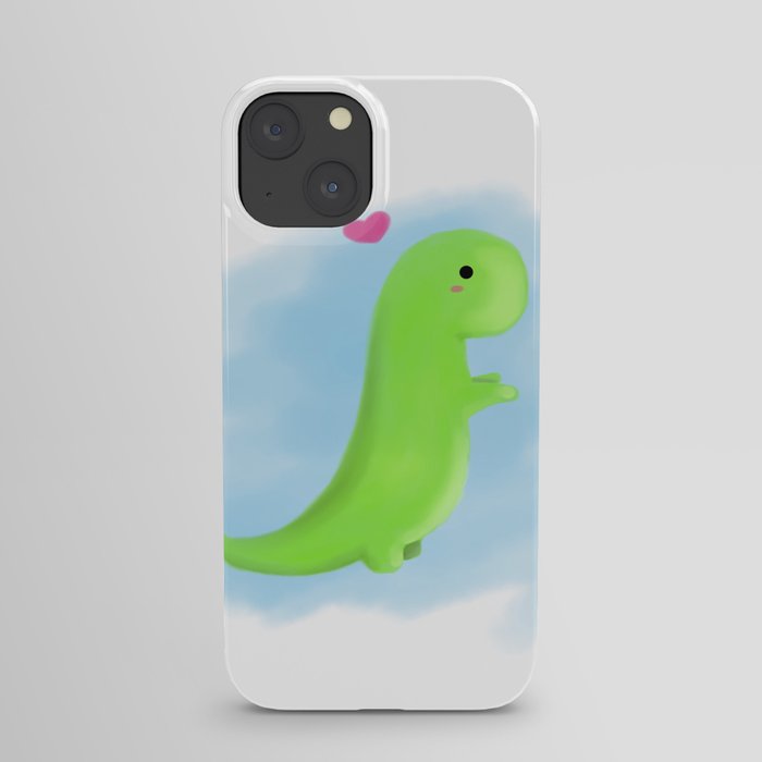 Dino love iPhone Case
