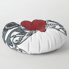 Love and Kisses Floor Pillow