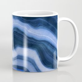 Serene blue agate with glitter accents Mug