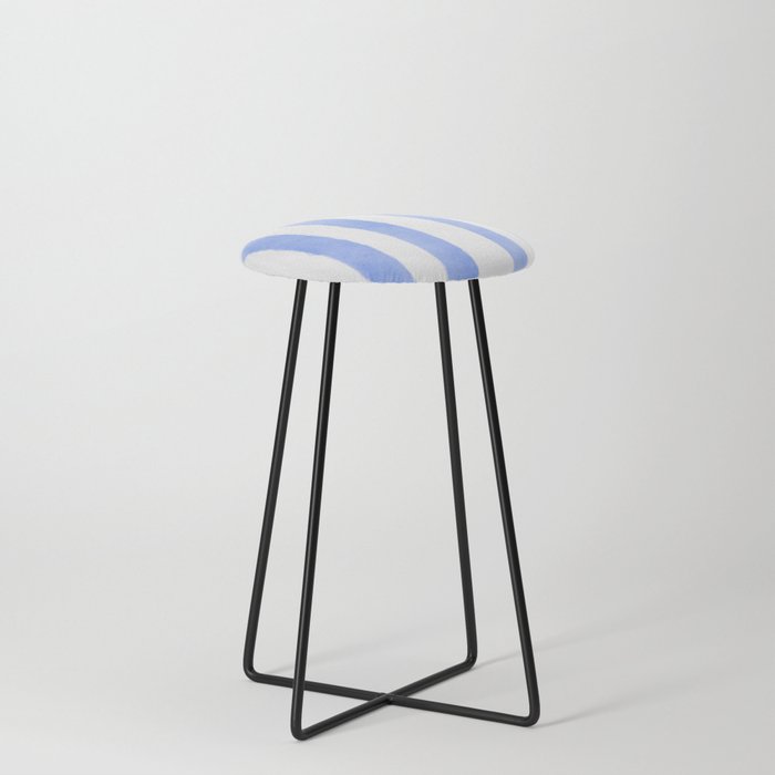 Watercolor Vertical Lines With White 34 Counter Stool