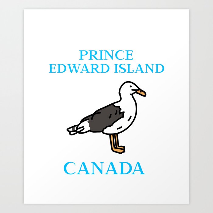 Prince Edward Island, Seagull Art Print