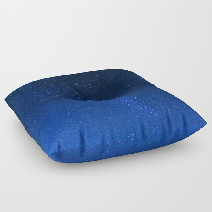 Blue Night Sky (Color) Floor Pillow