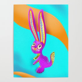 Alebrije (Hare) Poster