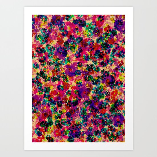 Floral Explosion Art Print