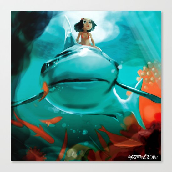 Surfqueen Canvas Print