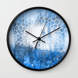 Cobalt Dreams Wall Clock