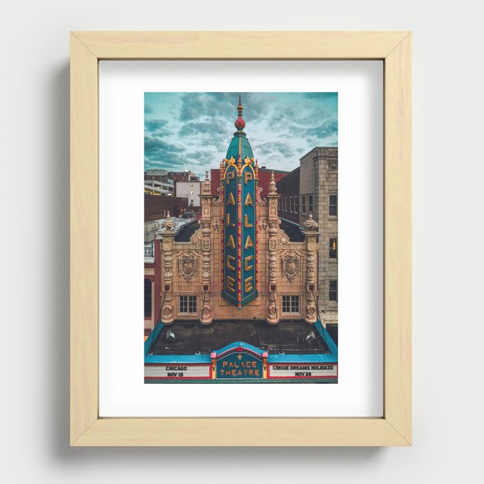 Palace Theatre Recessed Framed Print