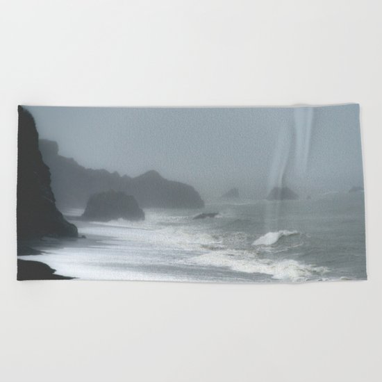Pacific Northwest Beach Storm Beach Towel