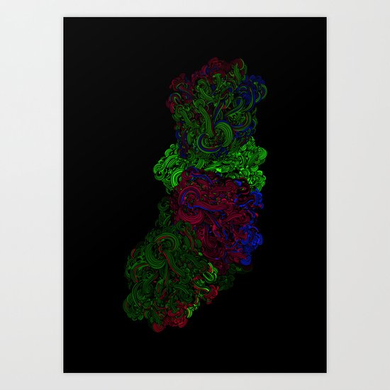Original Wrap Colors Art Print