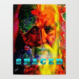 "Spaced" Digital Collage Poster