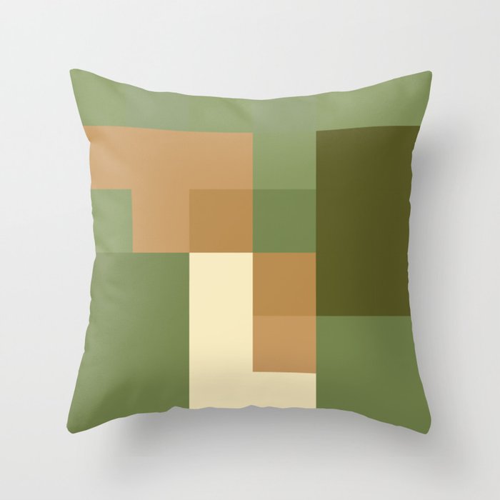 Green and beige pillows store