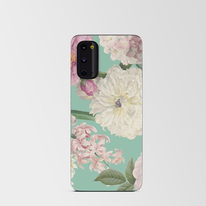 Beautiful Chic Vintage Flowers Android Card Case