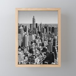 New York City Skyline - Midtown Manhattan Framed Mini Art Print
