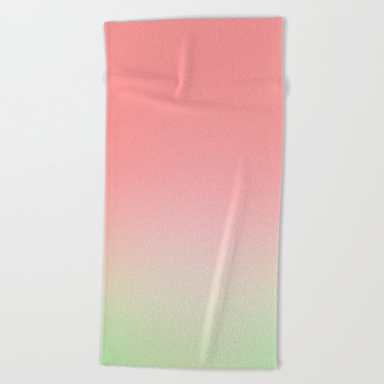 Watermelon Gradient Beach Towel