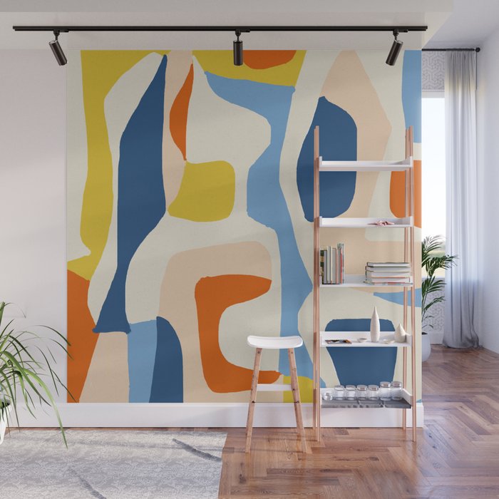 Me Mine Abstract Painting Wall Mural By 83oranges Society6