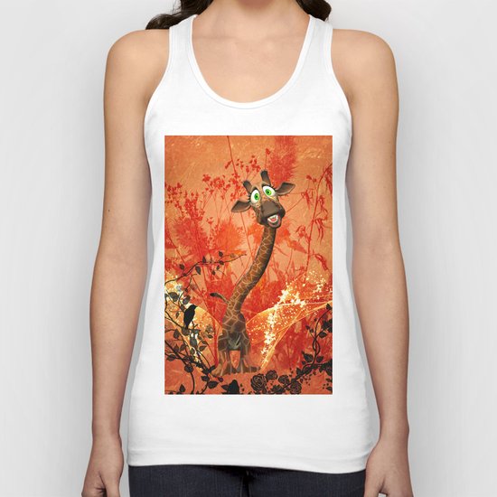 Funny catgiraffe Unisex Tank Top