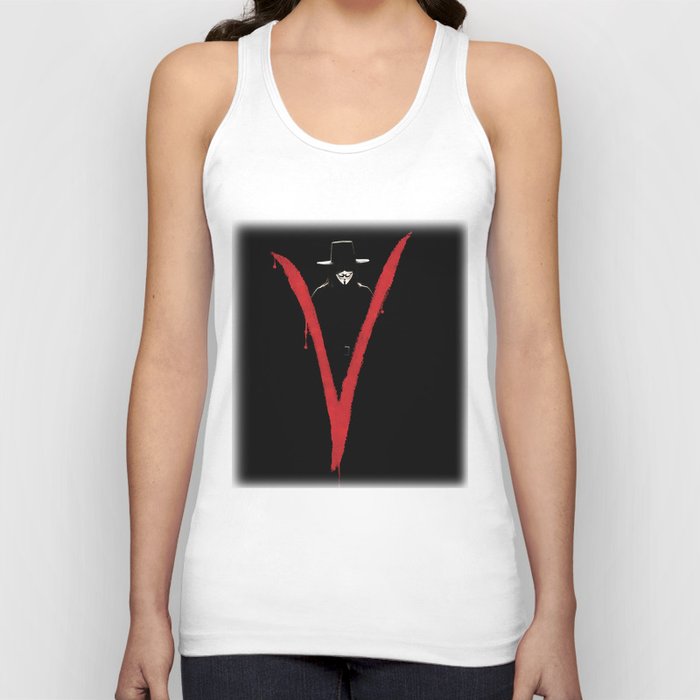 V for Vendett (e6) Tank Top