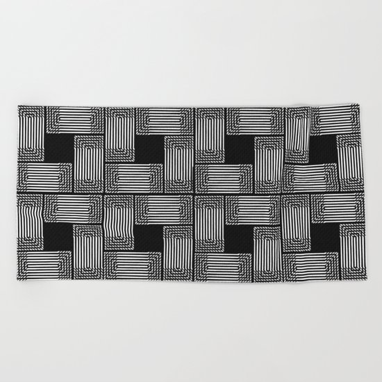 Xingu Pattern 2 Beach Towel