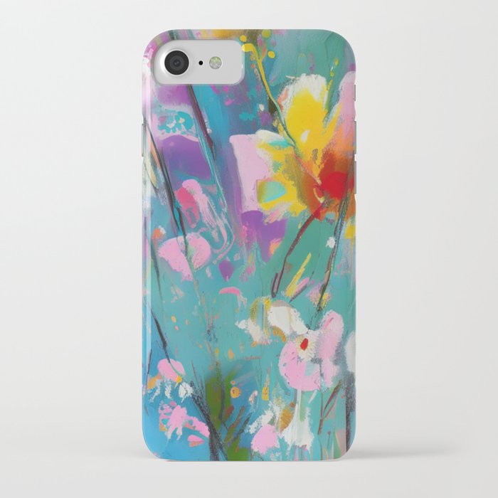 Spring Floral Painting iPhone Case