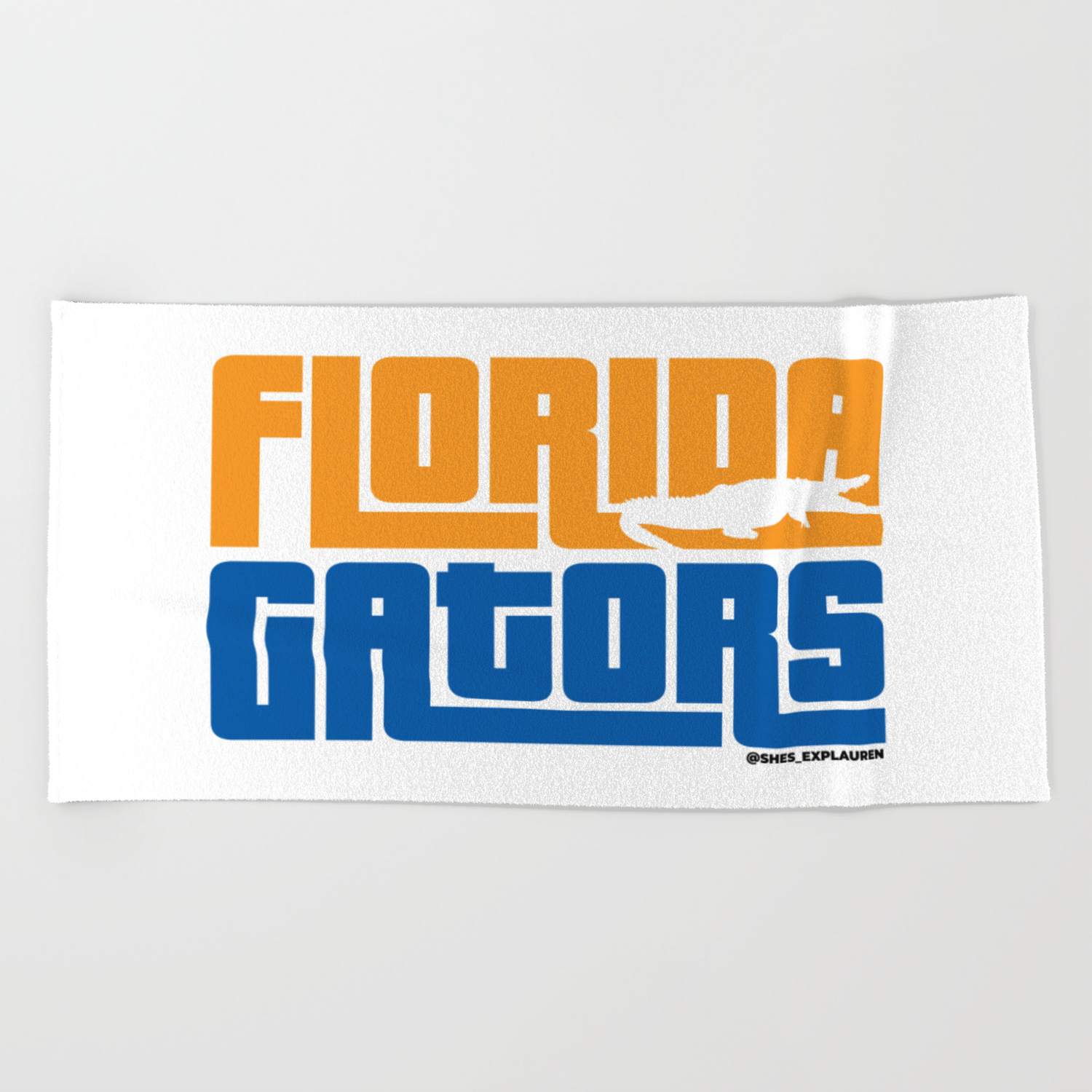 Florida Gators Beach Towel By Explauren Society6 Florida Gators Beach Towel By Explauren