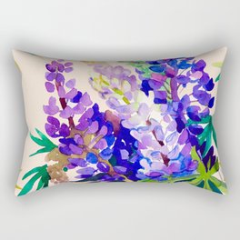 Lupine flowers Rectangular Pillow