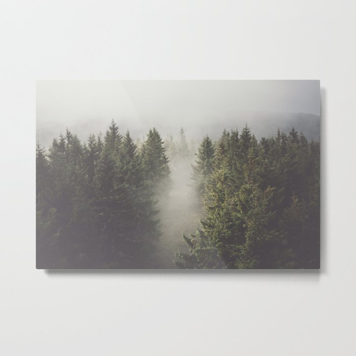 My misty way - Landscape and Nature Photography Metal Print