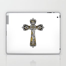 St Benedict Cross Crucifix Laptop Skin