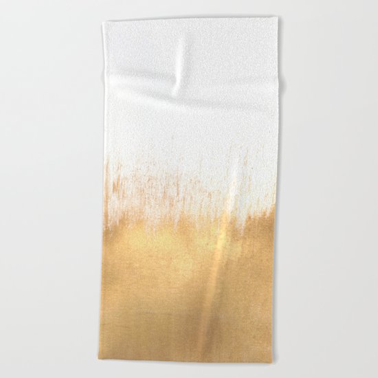 Brushed Gold Beach Towel