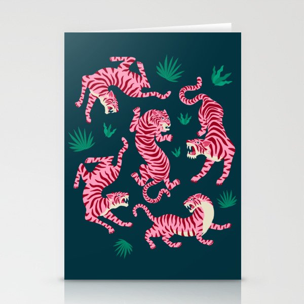 Night Race: Pink Tiger Edition Stationery Cards