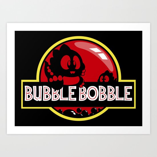Bubble Bobble Art Print
