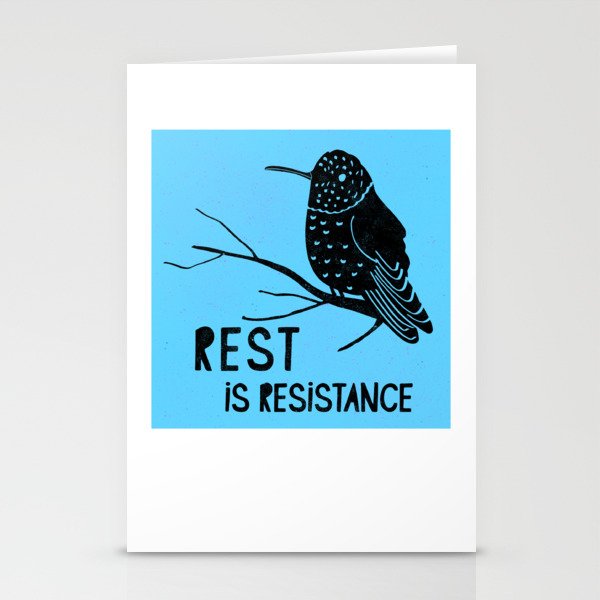 Rest Is Resistance Stationery Cards