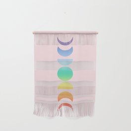 Not a Phase Moon Rainbow Wall Hanging