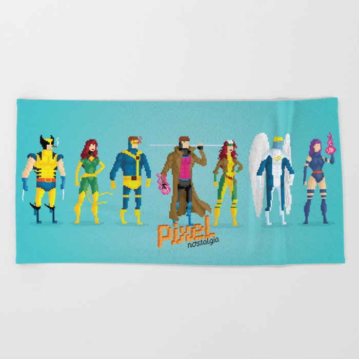Pixel Mutants Beach Towel