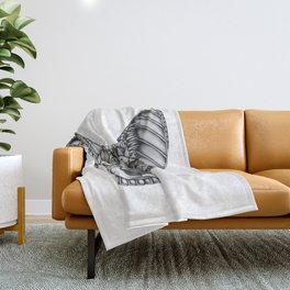 Ornate Australian Kelpie Throw Blanket