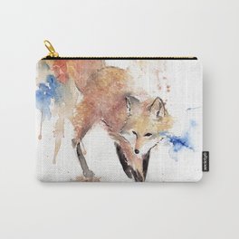 Watercolor Painting of Picture "Red Fox" Carry-All Pouch