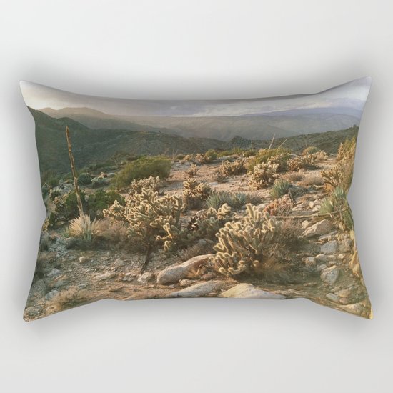 Borrego Desert Sunset Rectangular Pillow