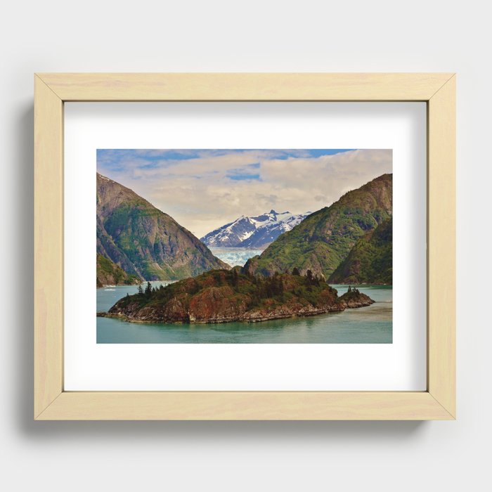 Tracy Arm Fjord Glacier, Juneau Recessed Framed Print