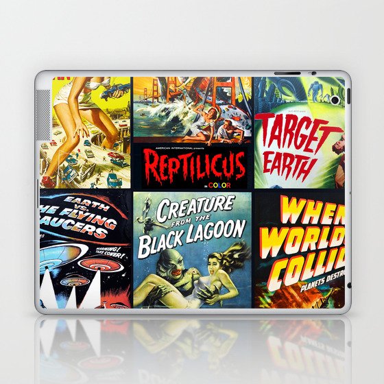 50s Sci-Fi Poster Collection No. 2 Laptop & iPad Skin
