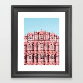 Hawa Mahal, Pink Palace | Jaipur, Rajasthan, India Framed Art Print