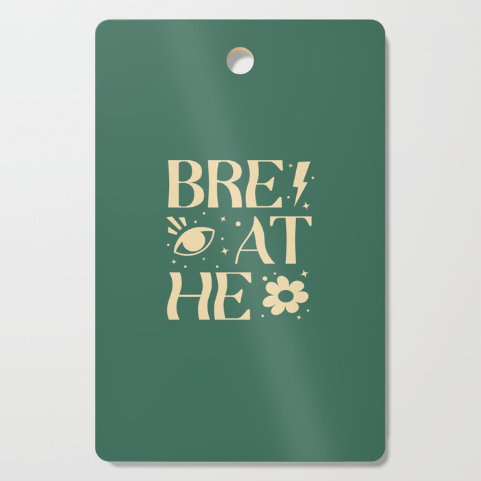 Breathe green Cutting Board