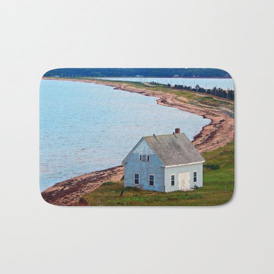 Beach and Causeway, seen from Above Bath Mat