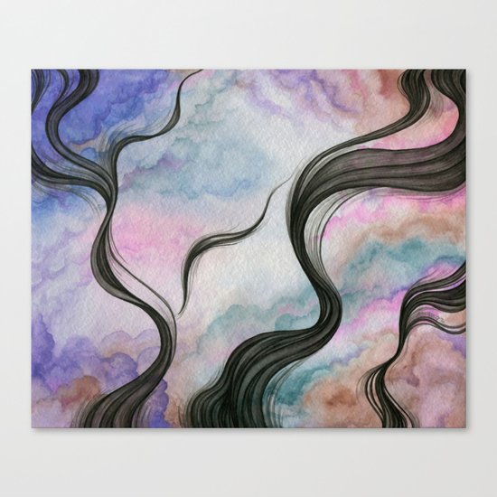The Fleeting Demonic Fantasy Canvas Print
