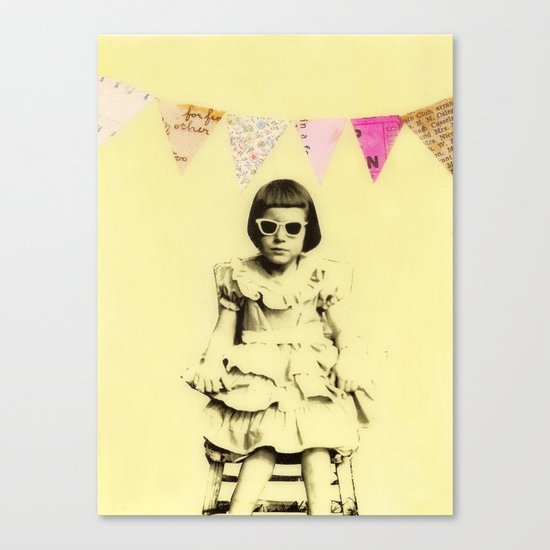 "Partially Amused" Canvas Print