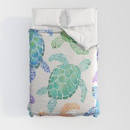 Sea Turtle - Colour Comforter