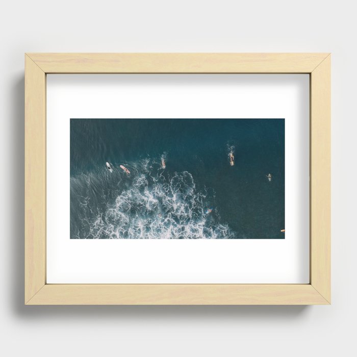 "PLAN Z" - K Recessed Framed Print